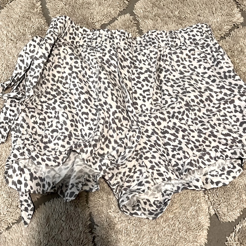 Aerie Leopard Shorts